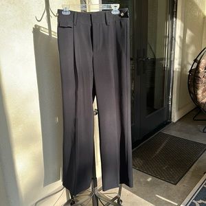 Vince Wide Leg pleated pants, size 4, Black